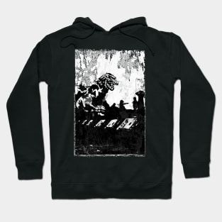 Godzilla Vs the Army Hoodie